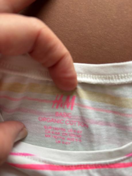 Ob/ šaty s pruhy letní - v.110/116, h&m,116