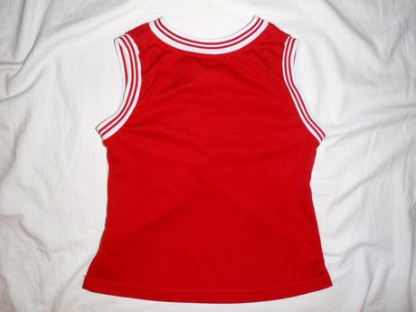 Červenobílý sportovní komplet, disney,128