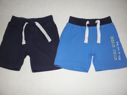 2x bavlněné kraťasy zn. lupilu vel.86/92, lupilu,86