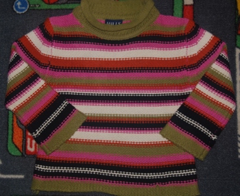 Pruhovaný svetr zn. kids vel. 98, 98