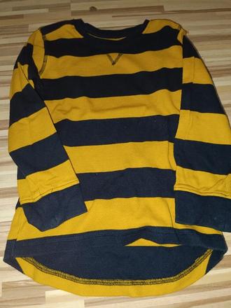 Pruhované žebrované tričko 116 next, next,116