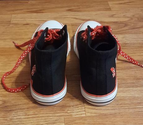 Nové dívčí kotníkové plátěné tenisky v.34, disney,34