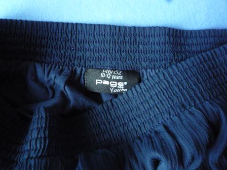 Tmavě modrá volánková sukně vel. 146, takko,146