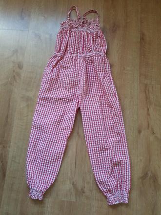 Peckovní lehoučký kalhotový overal, h&m,116