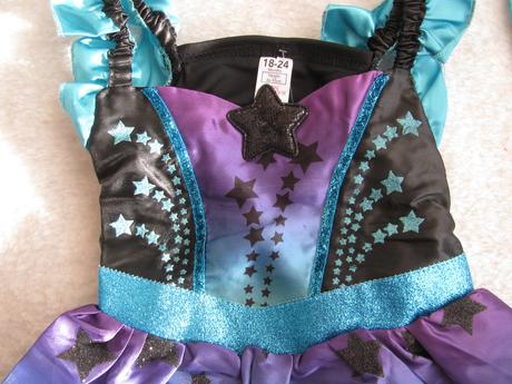 Karnevalový kostým-2 dílný, malá čarodějka,