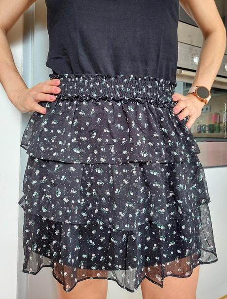 Letní sukně kytičky hm, h&m,m