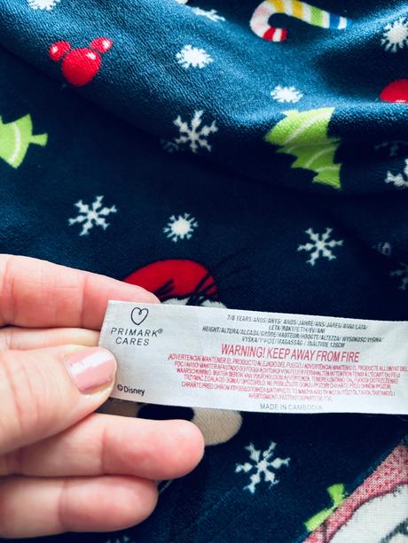 Ob/ pyžamo fleecove - v.7/8 let vánoční disney, 128
