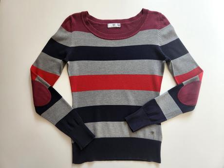 Slabý pruhovaný svetr vel. 36-38 / s-m, m