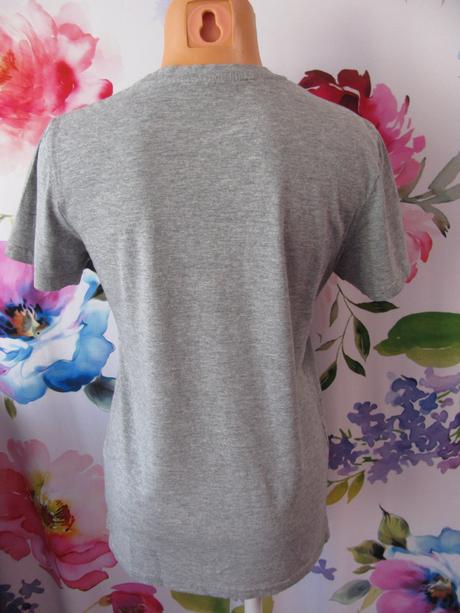 Šedé tričko s potiskem, terranova,xs