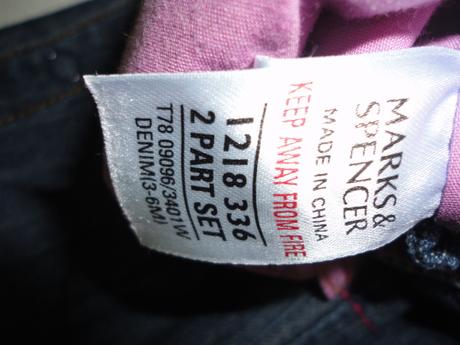 Podložené laclíky marks+spencer, 3-6 měs. i více, marks & spencer,68