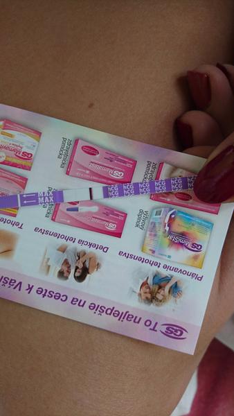 Pozitivní test a menstruace