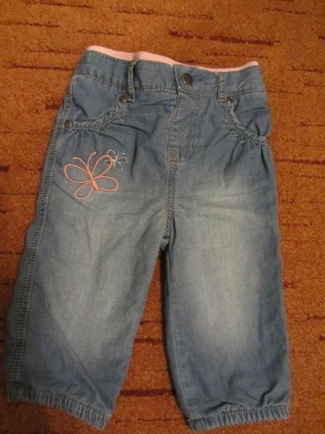 Zateplené kalhoty pro holčičku., f&f,74