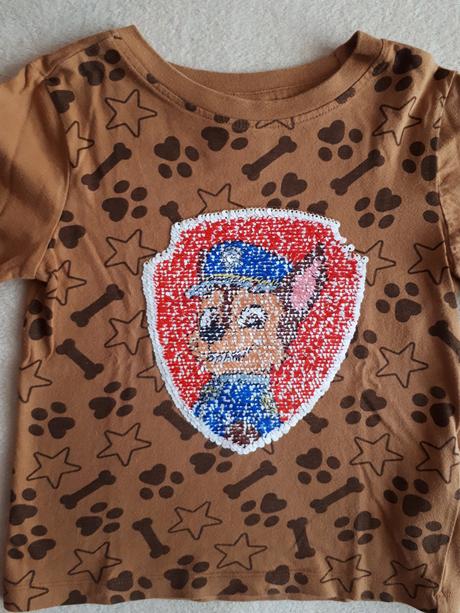 Dětské přeměňovací tričko tlapková patrola, 110, nickelodeon,110