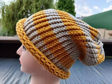 Pletené spadlé čepice (různé barvy), 36 - xxxl