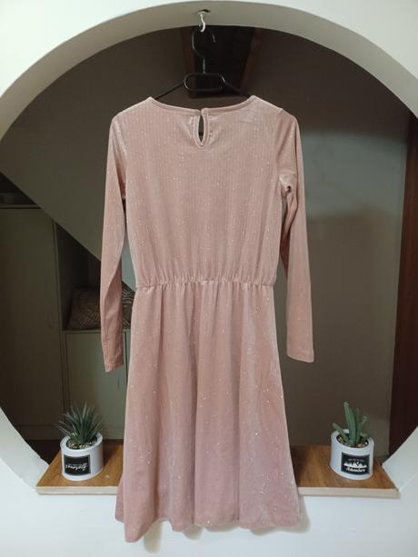 Sametové třpytivé šaty reserved 158 / xs-m, reserved,164