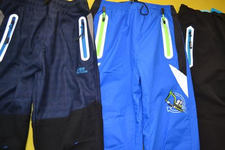 3x kalhoty oteplené kugo softshellové..122, kugo,122