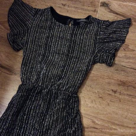 Slavnostní třpytkatý kalhotový overal, primark,134