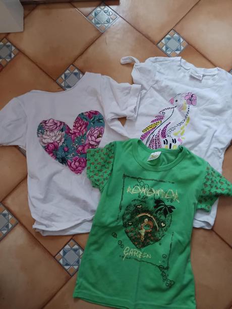 3x tričko, 122–134