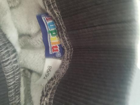 Tepláky značky lupilu, vel. 86/92, lupilu,86