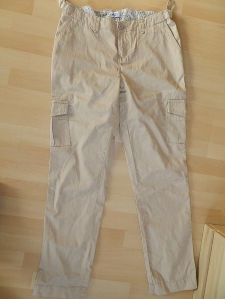 Dámské letní béžové kalhoty, okay,40