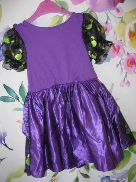 Karneval-fialové šaty s minnie, 