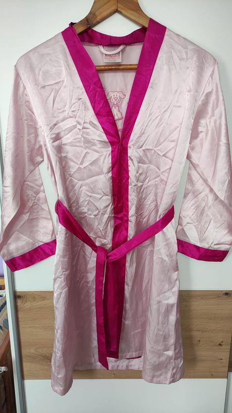 Župan saténový dívčí 140+, primark,140