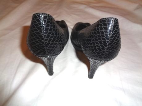 Krásné společenské boty s hadím vzorem, graceland,39