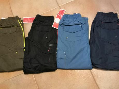 Šusťákové outdoor kalhoty s fleesem 98-110, 92 / 98 / 104 / 110