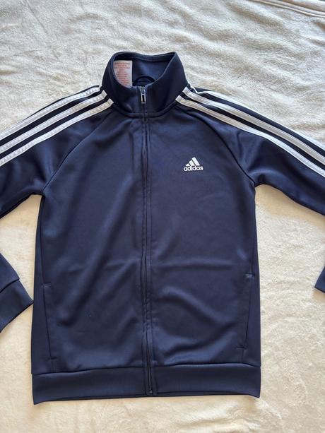 K12/ mikina modrá adidas - v.9/10 let, adidas,140