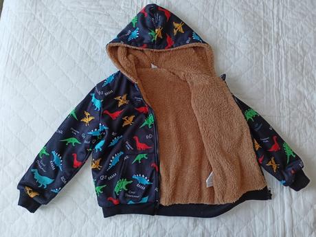 Teplá mikina bunda, 128/134, 134