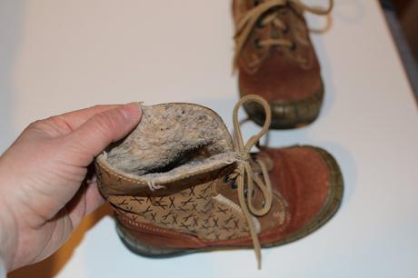 Kožené zimní botky, fare,26