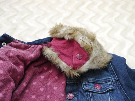 Vyteplena dzinova bunda 122 h&m, h&m,122