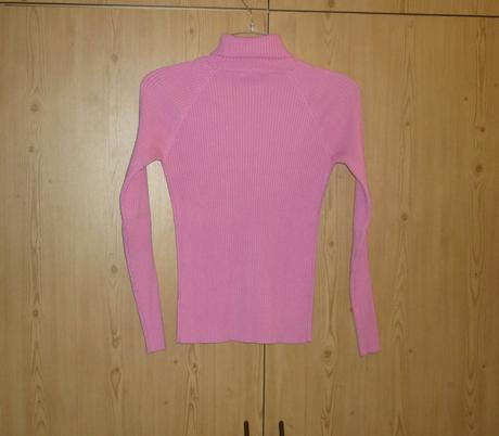 Růžový dámský rolák vintage dressing, xs