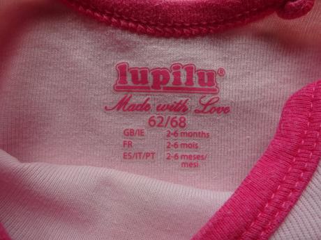 4x body s dl.r., vel. 62/68, lupilu,62