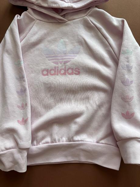 K1/ mikina růžová adidas - v.5/6 let, adidas,116