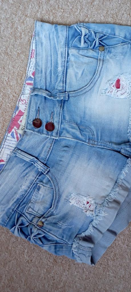 Rif šortky zn."simply chic" vel."s/36", denim,s