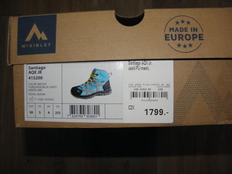 Trekové boty zn. mckinley santiago aqx vel.38, 38