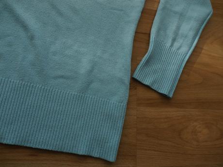 Tyrkysovy slaby svetrik do v velikost xs h&m, h&m,xs