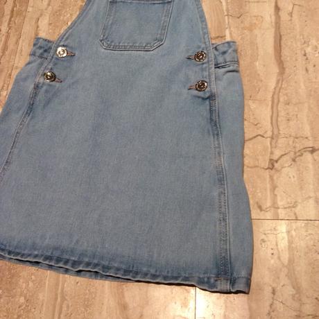 Riflová šatovka/sukně s laclem, matalan,116