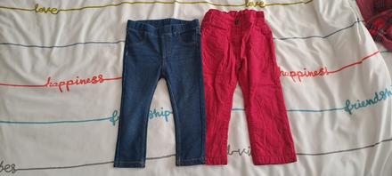 2x kalhoty,h&m a lupilu, h&m,86