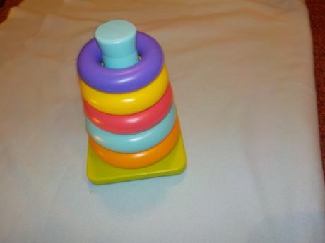 Teddies baby stojánek s kruhy,