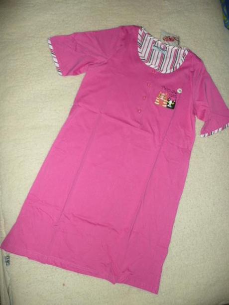 Pyžamo noční košilka košile vel s i na kojení, m / s