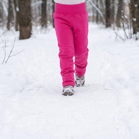 Zimní kalhoty s medvídkovou podšívkou, 80 - 152