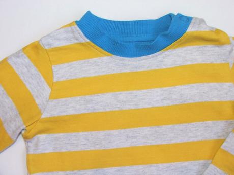 J414 pruhované triko vel. 68 , nutmeg,68