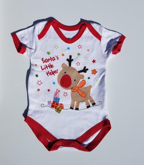 B35 vánoční sametový overal s kapucí vel. 62-68, 62