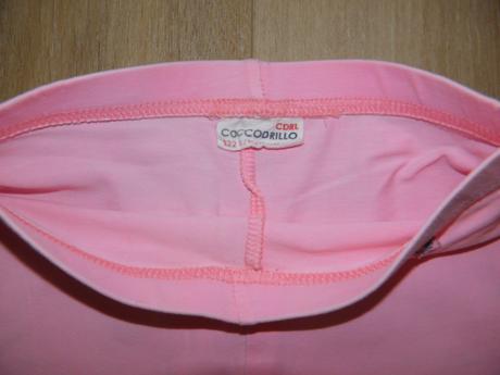 Dívčí neonové kraťasy 3/4 zn. coccodrillo vel.122, coccodrillo,122