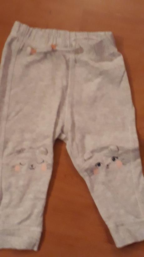 Bavlněné tepláčky, h&m,80