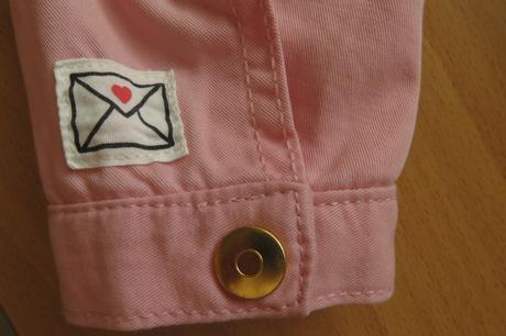 Bunda/kabát jarní/podzimní s kapucí, h&m,110