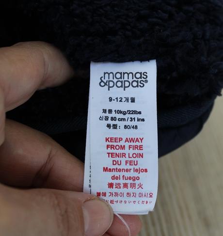 Vesta vel. 9 - 12 m, mamas & papas,80