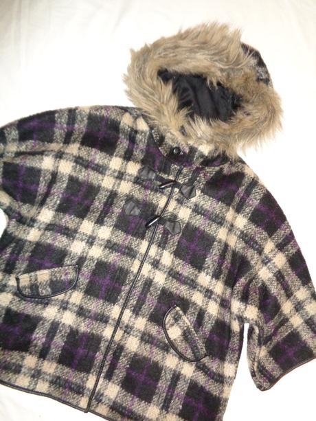 Módní pecka - káro kabát, girl2girl,134